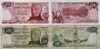 Argentinien 100, 500 Pesos Banknote -