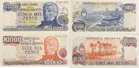 Argentinien 10000, 5000 Pesos Banknote -