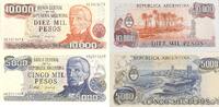 Argentinien 10000, 5000 Pesos Banknote -