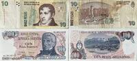 Argentinien 100, 10 Pesos Banknote -