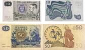 Sweden,Schweden 10,50 Kronor 1968,1989 Banknoten 2 Stück Lot, Sveriges R... 11.28 £ Tax included +  5.21 £ shipping