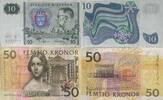 Sweden,Schweden 10,50 Kronor 1971,ND(1996-2003) Banknoten 2 Stück Lot, S... 9.54 £ Tax included +  5.21 £ shipping