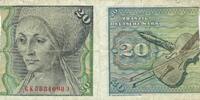 Deutschland BRD 20 Deutsche Mark GK/J -