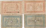 Frankreich 50 Cents und 1 Francs Geldschein Banknote Tresorerie Avx Armees -