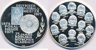 Deutschland 1000 er Feinsilber Medaille Borussia Mönchengladbach, Deutscher Fussball Meister & UEFA Pokal Sieger -