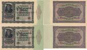 Deutsches Reich Deutschland, Weimarer Republik 2x 50000 Mark Reichsbanknote KN: 8stellig Serie: D, zwei folgende Seriennummer -
