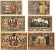 Deutschland, Deutsches Reich 10,25,50 Pfennig 3 x Notgeldschein, Stadt Bernburg -