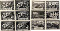 Deutschland, Deutsches Reich 6 x 75 Pfennig 6 x Notgeldschein, Stadt Bitterfeld, Sachsen -