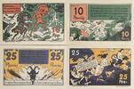 Deutschland, Deutsches Reich 10,25 Pfennig 2 x Notgeldschein, Stadt Brockenwirt -