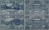 Deutschland, Deutsches Reich 25,50 Pfennig 2 x Notgeldschein, Stadt Meschenröer , Sachsen-Anhalt -