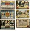 Deutschland, Deutsches Reich 2 x 1 Mark, 75 Pfennig 3 x Notgeldschein, Stadt Eldagsen -