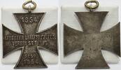 Altdeutschland Niederrhein Tönisvorst Militaria Orden Abzeichen Medaille Kreuz Landwehr Untertützungsvrein St Tönis -