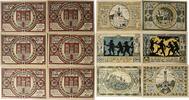 Deutschland, Deutsches Reich 6 x 50 Pfennig 6 x Notgeldschein, Notgeld Colditz, Sachsen -