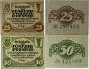 Deutschland, Deutsches Reich 25, 50 Pfennig 1 x Notgeldschein, Chemnitz-Land, Gutschein der Amtshauptmannschaft, Sachsen -