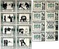 Deutschland, Deutsches Reich 8 x 50 Pfennig 8 x Notgeldschein, Notgeld Gemeinde Mülsen St.Jacob, Sachsen -
