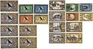 Deutschland, Deutsches Reich 5,10,20,25, 6 x 50 Pfennig 10 x Notgeldschein, Stadt Merseburg, Sachsen-Anhalt -