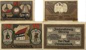 Deutschland, Deutsches Reich 10,75 Pfennig 2 x Notgeldschein, Stadt Schwanebeck, Sachsen-Anhalt -