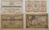 Deutschland, Deutsches Reich 500000, 50 Millionen Mark Großnotgeld, Kreisgemeinde Pfalz, Speyer, Rheinland-Pfalz, 2 Stück lot -