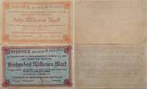 Deutschland, Deutsches Reich 10, 100 Millionen Mark Großnotgeld, Stollberg, Sachsen, Bezirksverband Amtshauptmannschaft, 2 Stück lot -