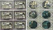 Deutschland, Deutsches Reich 6 x 50 Pfennig 6 x Notgeldschein, Stadt Scheibenberg, Sachsen -