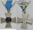 Deutschland Bayern Medaille, Abzeichen, Kopie Kriegerverein Kreuz am Band, 25 Jahre Dienst Silber -