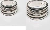  Silberschmuck 925er Silber Silberring, Asymmetrisch gestalteter Ring ge... 18.21 £  +  8.67 £ shipping