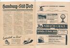 3. Reich, Deutschland Passagierschiff Monte Rosa Hamburg-Süd Post, drahtlose Nachrichten -