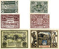 Deutschland, Deutsches Reich 10, 25, 50 Pfennig 3 x Notgeldschein, Bischofsheim von Rhon -