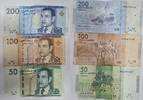 Marokko 350 Dirhams 3x Banknote 50 + 100 + 200 Dirhams -