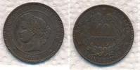 Frankreich 10 Centimes Cereskopf, Prägung A Paris Cérès III REPUBLIC -