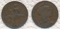 Frankreich 10 Centimes Typ Dupuis -