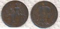 Frankreich 10 Centimes Typ Dupuis -