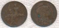 Frankreich 10 Centimes Typ Dupuis -