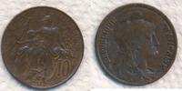 Frankreich 10 Centimes Typ Dupuis -