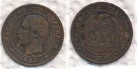 Frankreich 2 Centimes Napoleon III., Rouen ( B ) -
