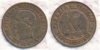 Frankreich 2 Centimes Napoleon III., Paris ( A ) -