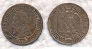 Frankreich 2 Centimes Napoleon III., Marseille ( MA ) -