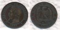Frankreich 2 Centimes Napoleon III., Marseille ( MA ) -