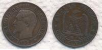 Frankreich 5 Centimes Napoleon III, Strassburg ( BB) -