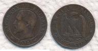 Frankreich 5 Centimes Napoleon III., Lille ( W ) -