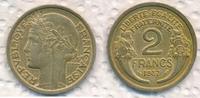 Frankreich 2 Francs TYPE MORLON -