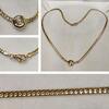 14 Karat Goldcollier 585er Gold 0,10 Ct Goldkette Kette Anhänger -
