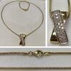 14 Karat Goldkette 585er Gold 0,72 ct- Goldcollier Kette Anhänger -