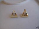 585er Gold Ohrstecker Ohrringe Brillant 0,16 Ct -