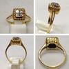 Ring Gelbgold vintage 750er Goldring Gold Ring Brillantring 0,40 Ct Brillant 18 karat Brillant -