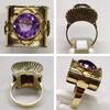 Traum Ring 585er 14K Gold Goldring Amethyst Amethystring -