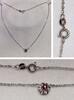 Kette Collier 585er Gold Rubin Rubinkette 0,20 Ct -