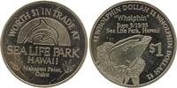 Hawaii, Jeton/Token, o.J., Sea Life Park, *402*  5.20 £  +  13.00 £ shipping