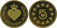 Schweiz, Jeton/Token, o. J., 5 Geschenkdukaten Globus, *427* unz 10.40 £  +  13.00 £ shipping