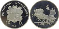 Andorra, 10 Diners, 2001, Quadriga, *433* pp, angelaufen 32.94 £  +  11.27 £ shipping